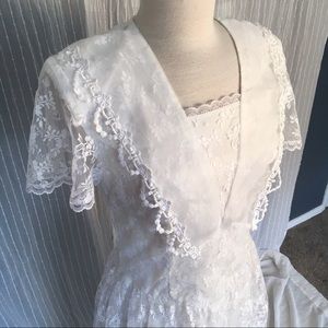 Jessica McClintock Lace Gunne Sax Dress, Wedding